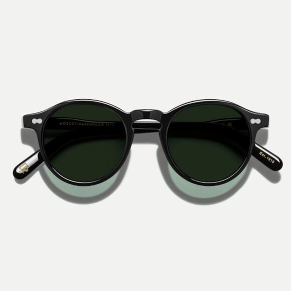 Black MOSCOT Miltzen Sunglasses - Picture 1 of 8